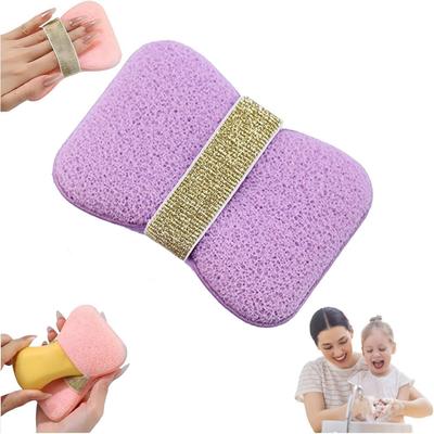 Bath Soap Sponge, Deep Cleansing Bath Tool Exfoliating Body Bath Sponge, with Soap Bag and Wristband, Unisex Bath Products