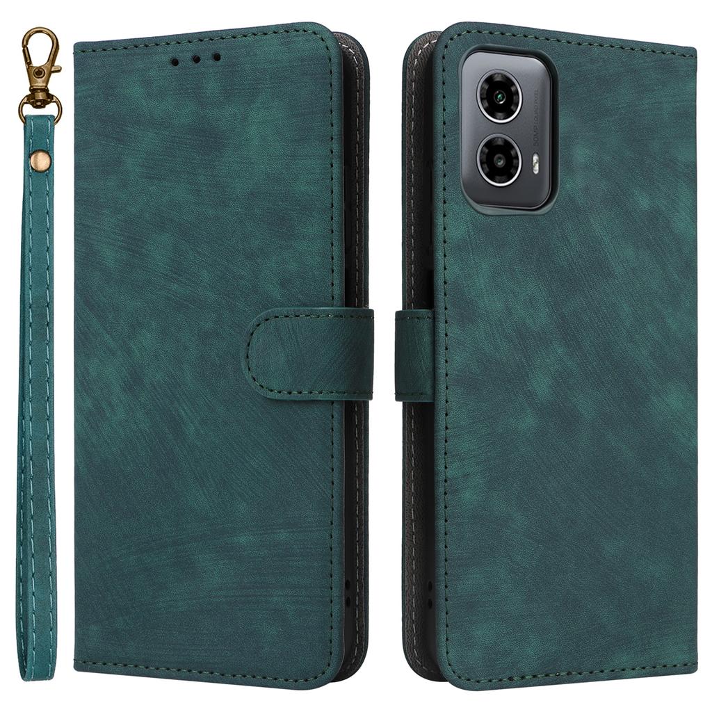 For Motorola Moto G45 5G/G34 5G Magnetic Phone Case RFID Blocking Leather Cover