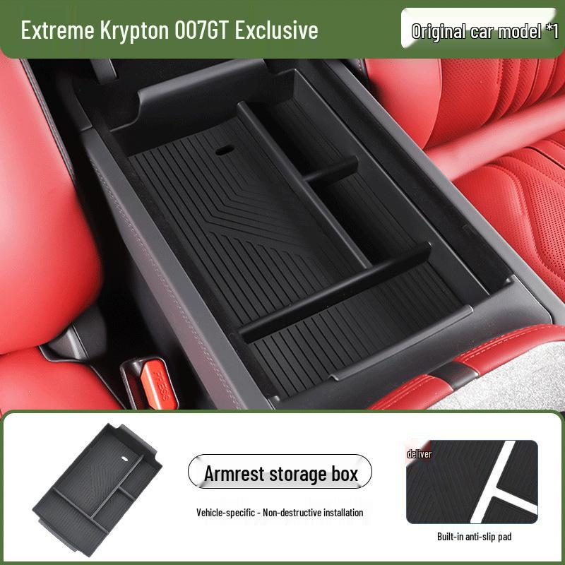 Zeekr 007GT Console & Screen Storage Box with Tissue Holder – Car Accessories Upgrade