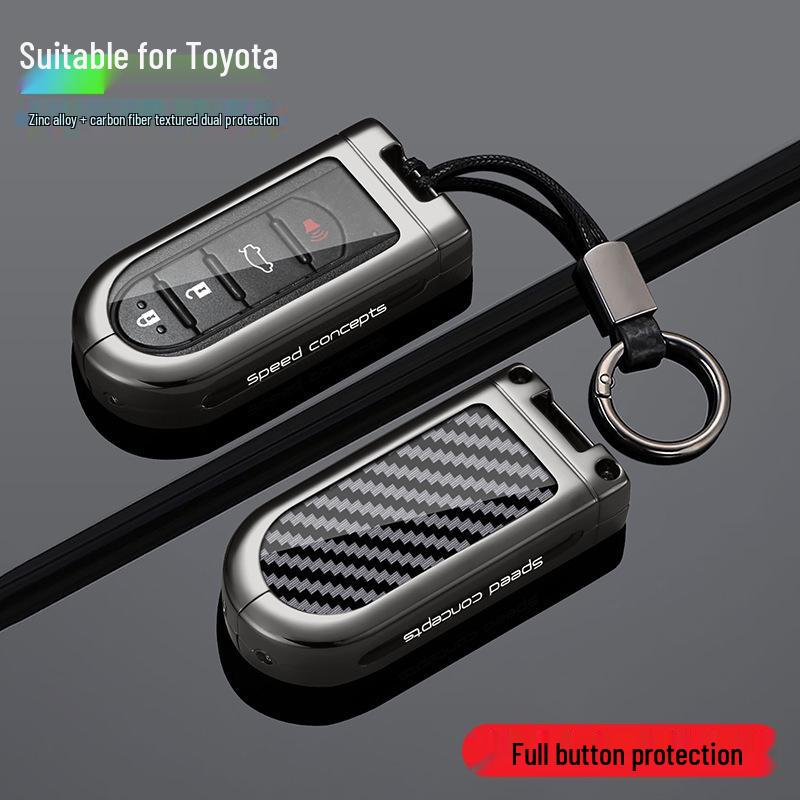 Metal Key Case for Toyota, Daihatsu Tanto and PERODUA Models