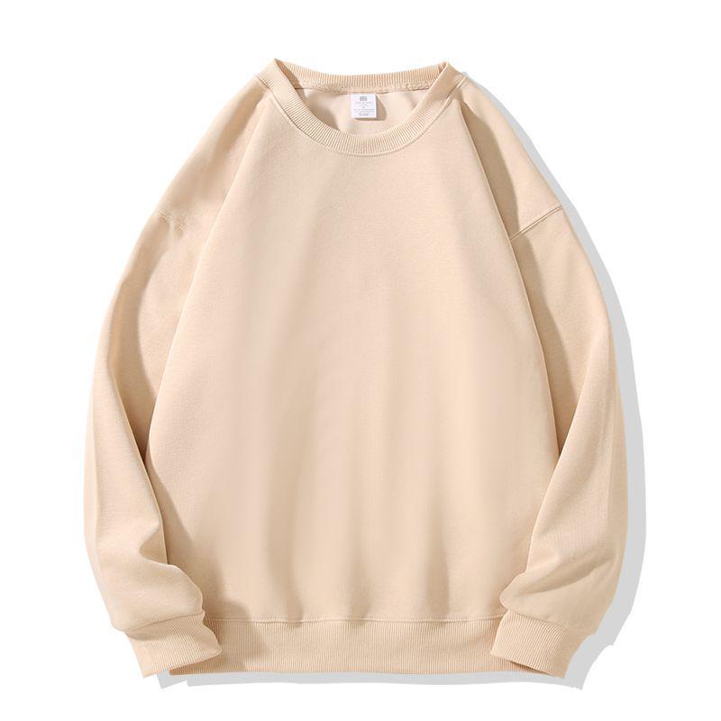 Unisex Heavyweight Cotton Blend Long Sleeve Crew Neck Sweatshirt