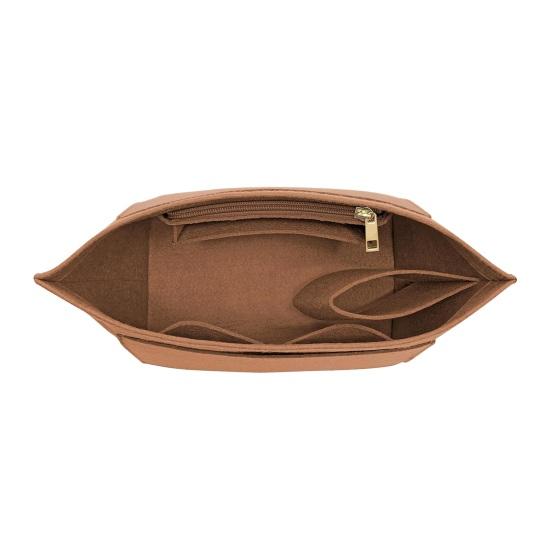 

Handbag Organizer Insert Lightweight Felt Wallet with Inner Zipper Design Durable Protects And Organizes Wallet Daily Use S