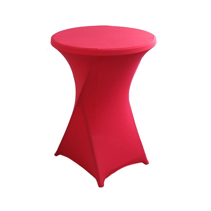 Elastyczny Pokrowiec na Okrągły Stół Barowy na Stoły Bankietowe lub Koktajlowe