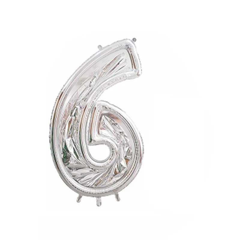 65Inch Giant Foil Number Balloon DIY Filling Frame Kids 1st Birthday Party Decoration Wedding Anniversary Supplies Mosaic Box