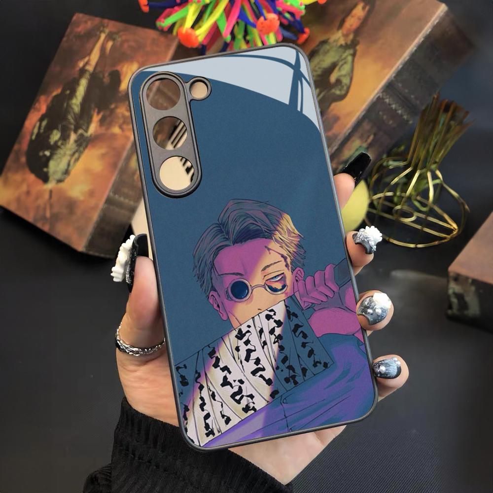 Kento Nanami Jujutsu Kaisen Phone Case For Samsung Galaxy S26 S25 S24 S23 S22 S20 S21 Ultra Plus Fe Colored Silver Cover