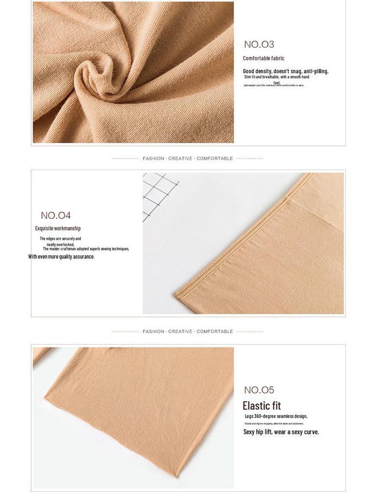 Manzi Women's Seamless Modal Safety Shorts - Anti-Exposure, Hip Lift, Thin Summer Base Layer Underwear