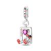 Original Copper Red Series Charms Heart Butterfly Flowers Apple Beads Pendants Fit Bracelets Diy Fine Jewelry Gifts