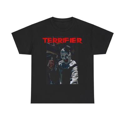 T-shirt de film d'horreur Terrifier Art le Clown