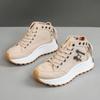 ZY Campus Canvas Shoes Women's New Summer Muffin High-top Shoes Heightening Denim Martin Sneakers
