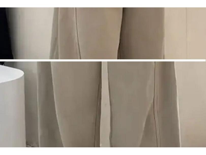 Women's Khaki Wide-Leg Jeans - 2026 Autumn Fashion Versatile Casual Style