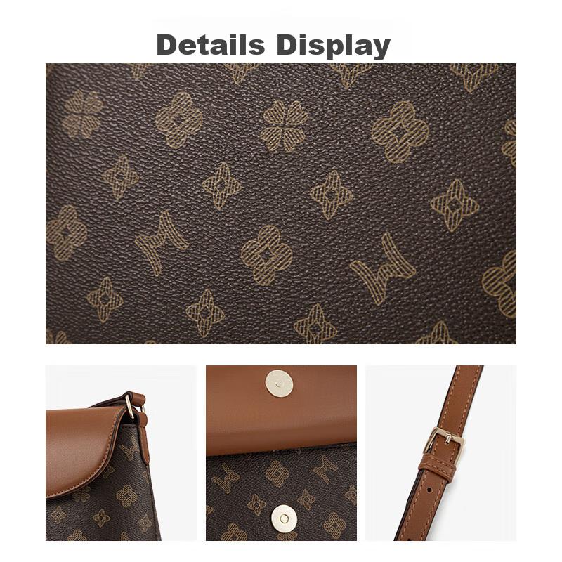 MEXICAN Crossbody Bag, Women's Handbag, Shoulder Bag, Brown