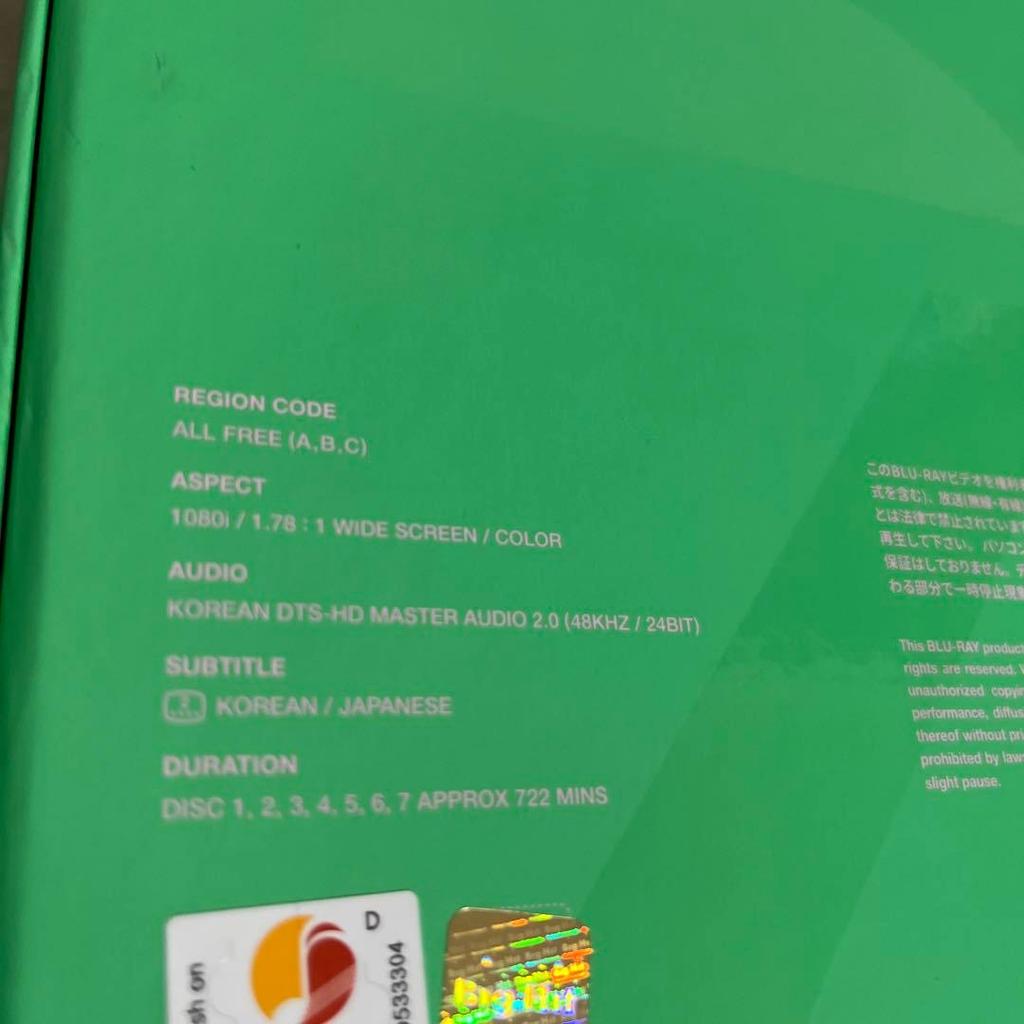 [USED] BTS Memories of 2020 Blu-ray with Yoongi Trading Card