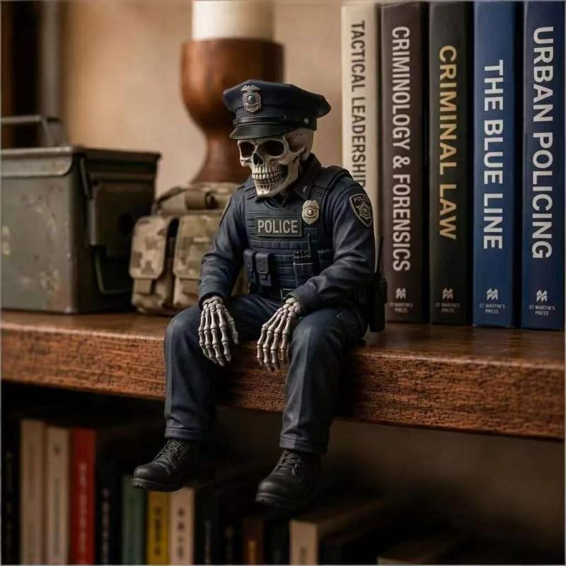 Ancient Chinese Scholar Cloak Figurine Resin Craft Halloween Decor Gift Friends Family