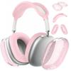 Applicable AirPods Max Over-Ear Headphones Transparent Glitter Silicone Case