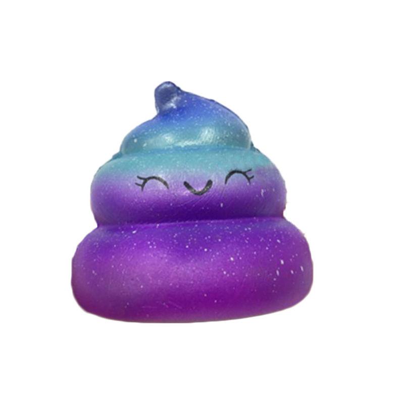 

Пух Галактический Ароматизированный Сквиши Медленно Поднимающийся Сжимаемый Детская Игрушка Шарм для Телефона Рождественский Подарок Galaxy Purple