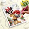 Pearl Painting Minnie Art Set Handmade Pearl Artwork Wall Decor Great Gift for Home or Office Environment