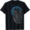Valhalla Wolfsmaske Odin Runen Nordischer Kompass Wikinger T-Shirt