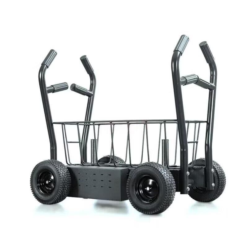 Wheeled Resistance Sled Trainer with Dual Magnetic Resistance