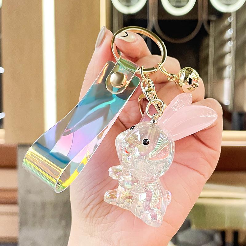 Creative Acrylic Rabbit Keychain & Bag Charm