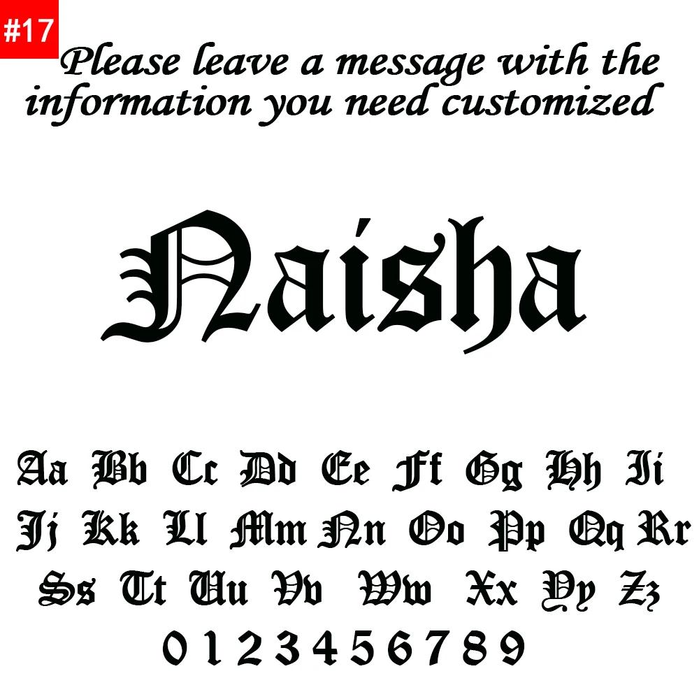 Custom Name Long Pendant Earrings Personalized Chains Ear Studs Custom Stainless Steel Letter Name Earrings Wedding Gifts