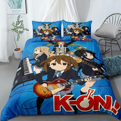 K On Anime Duvet Cover Set King Queen Double Full Twin Single Bed Linen Set