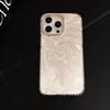 Electroplating Silver Ins Water Wave IMD Suitable for IPhone 16 Apple Phone Case 15promax Laser 13 Hard 14 Anti Fall