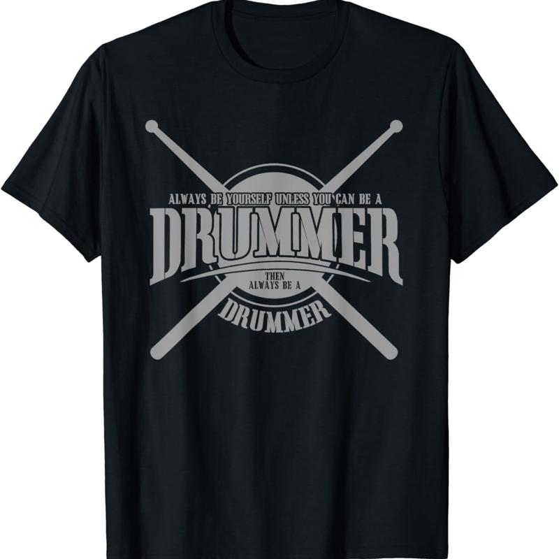 Drummer T Shirt Drum Funny Drumming Drumsticks S разноцветный