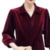 Fashionable Middle-aged and Elderly Mothers Wear Fat Enlarged New Loose Top for Women