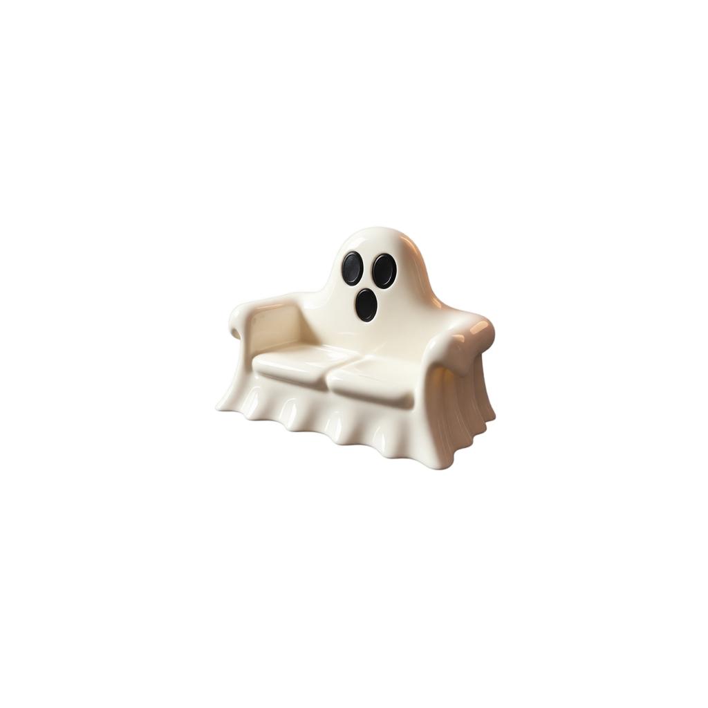 Halloween Pumpkin 3D Printed Jewelry Tray for Couch Side Table Decor