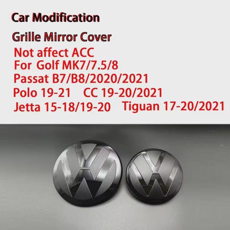 

Не влияет на ACC Крышка эмблемы передней решетки для Volkswagen Golf 7/7.5/ 8 Passat B8 Polo CC Jetta Tiguan Значки на крышке багажника Polo 21-24