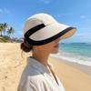 Color Blocking Sunscreen Sun Hat Nylon Empty Top Hat Breathable Sunshade Hat  Outdoor
