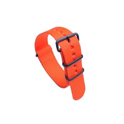 Nylon Uhrenarmband mit sandgestrahlter schwarzer Schnalle - Unisex Casual Sport