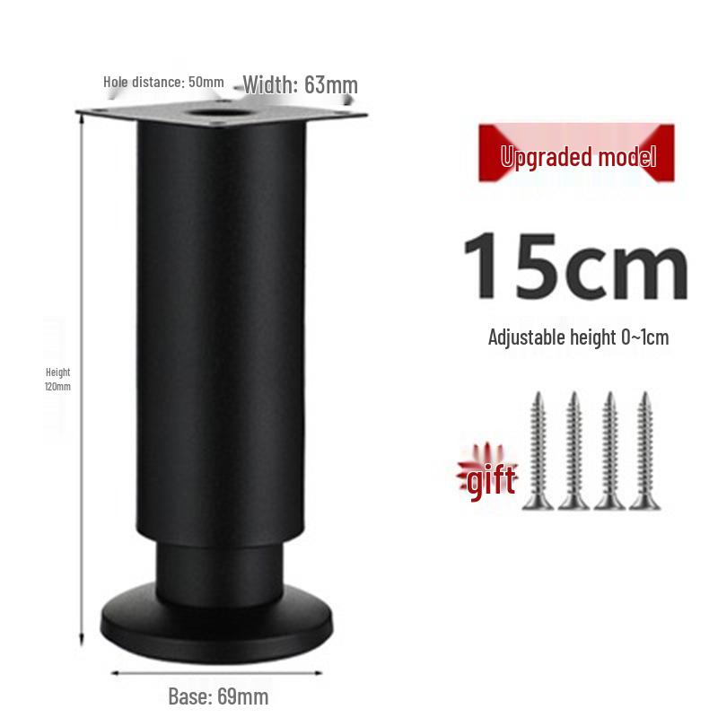 Adjustable Stainless Steel Furniture Support Legs: Cabinet, Sofa, TV Stand, Coffee Table, Bed
