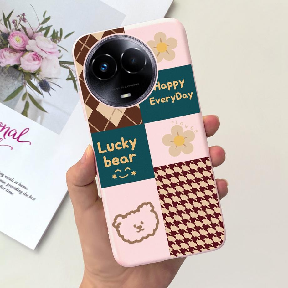 For Realme 11x Case Realme 11 5G Taiwan Cover Soft Silicone Bumper Protective Luxury Print Back Cases For Realme11x  11 x Funda