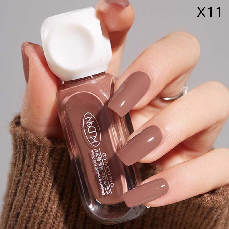 10ml Colorful Water-Based Peel Off Nail Polish No Need Lamp Red Pink Glitter Nails Art All For Manicure Nail Aupplies Varnish