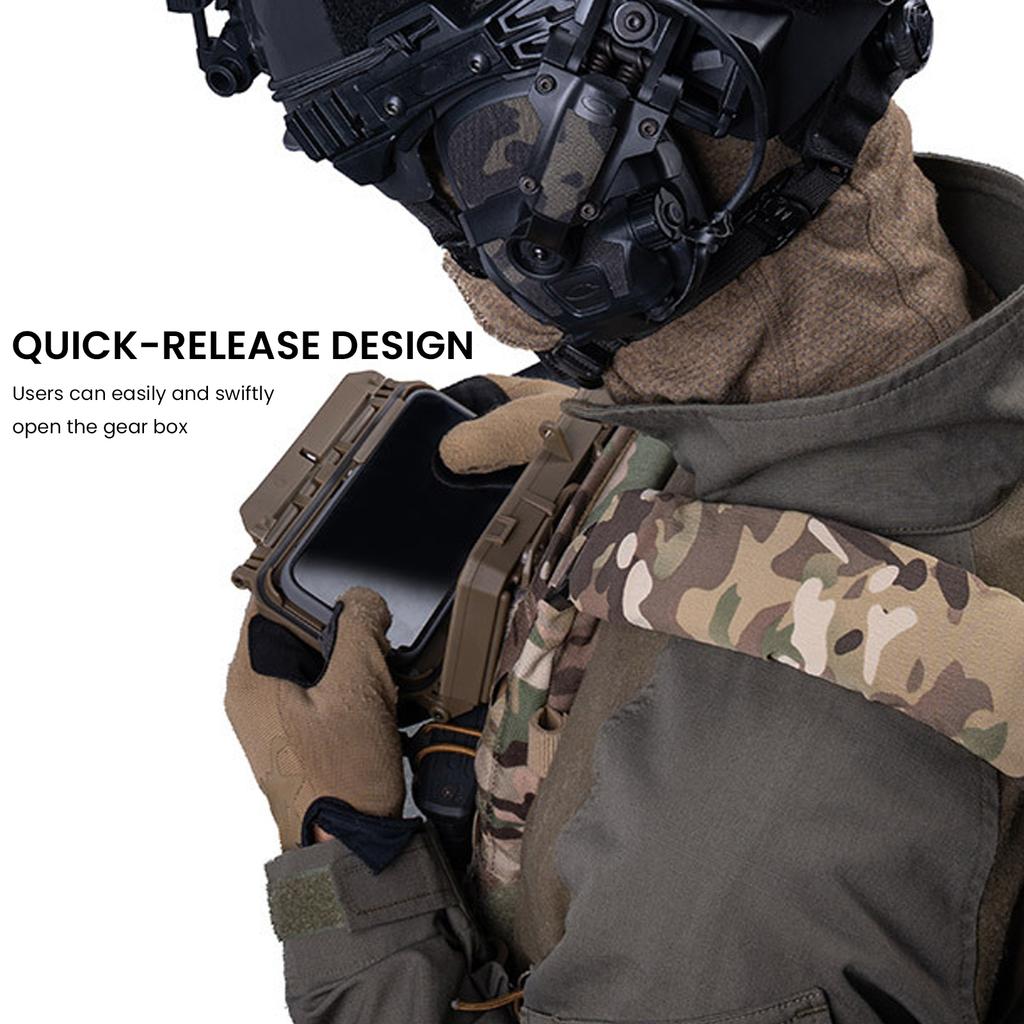 Jagd Plate Carrier Ausrüstung MOLLE Handy-Box Outdoor Sofort-Ausrüstungsbox Jagdweste Zubehör