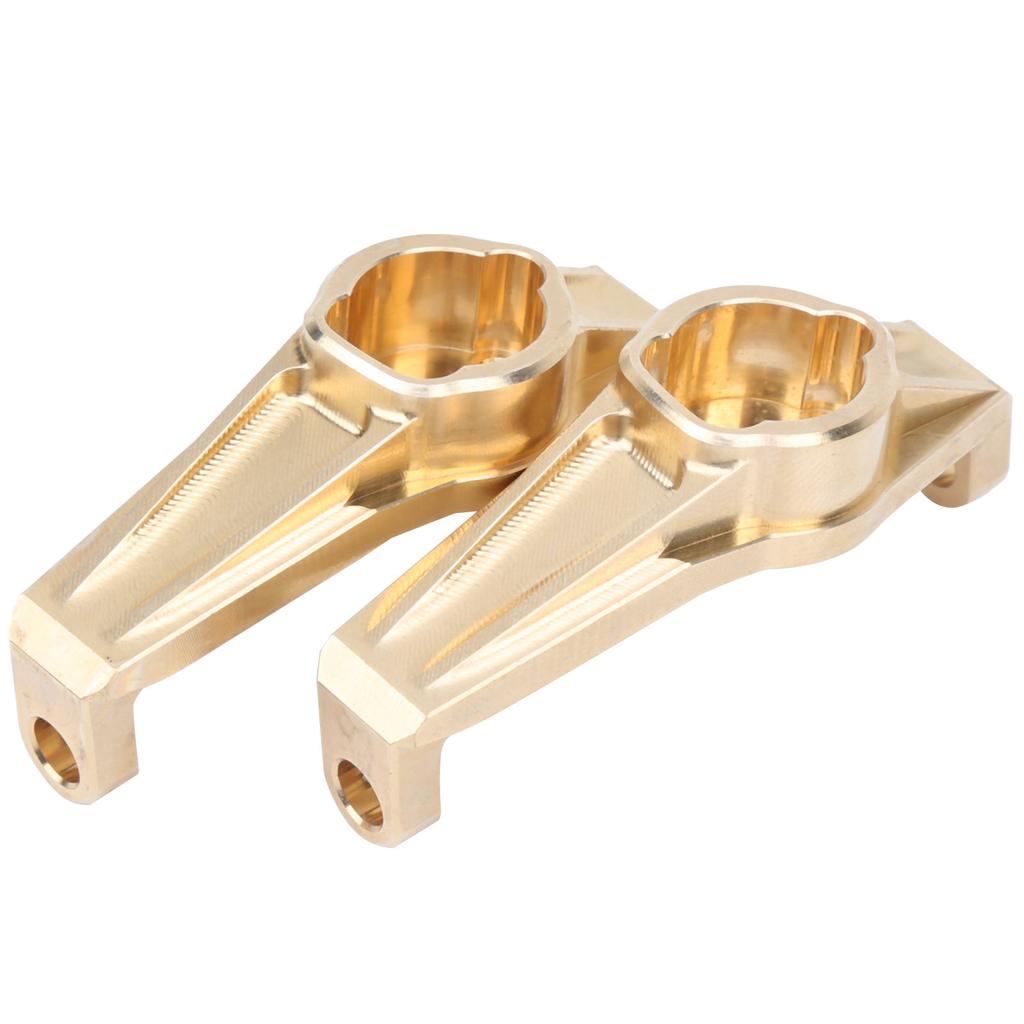 1 Pair Front Hub Carrier Heavy Duty Brass RC Accessory for Traxxas 110 RC Counterweights