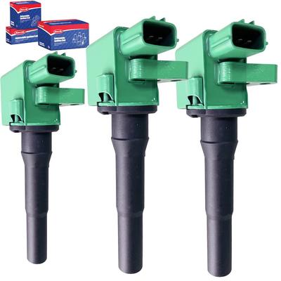Kacrik [Set of 3] Ignition Coil, Yes, Compatible Replacement (Compatible Vehicles), Mitsubishi Ek Wagon