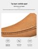 Men's Genuine Leather Slip-on Loafers - Spring Cowhide Casual Shoes