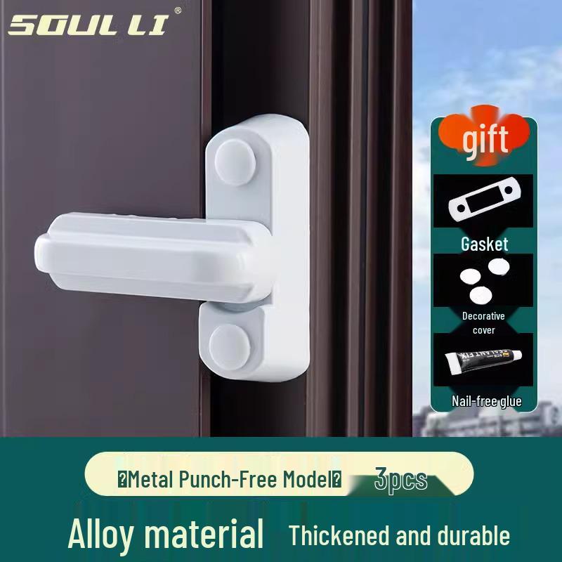 Edelstahl Einbruchsicherer Riegel für UPVC-Türen & Fenster