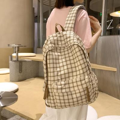 School Bag, Girl Style, Junior High School, High School Students, Large-capacity Backpack, Simple, Middle School Students, Small Fresh Backpack
