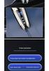 Rasoio Elettrico LCD: Rasoio da uomo multifunzione intelligente tre-in-uno anti-pizzicamento con ampio display digitale.