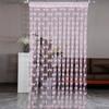100*200cm Tassel Two-Color Heart-shaped Curtain Romantic Loving Heart String Sheer Curtains for Home Living Room Bedroom Curtain