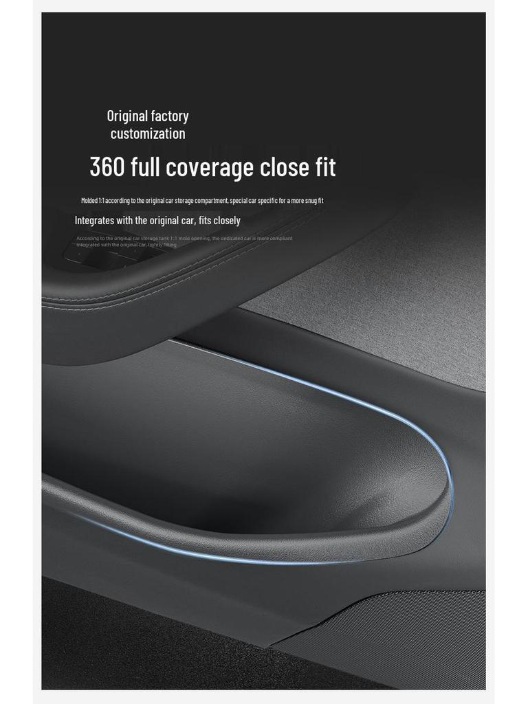 Tesla Model Y Door Slot Storage Box - 25-Piece Set