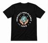 Earth Day Shirt Environmental Ecology Now Be Kind Unisex Black Unisex T-Shirt