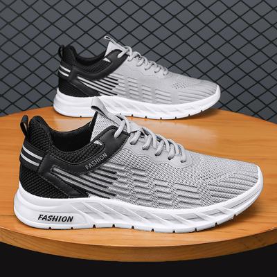 Mens Sneakers Summer Mesh Breathable Walking Shoes 2025 Fashion Breathable Knit Sport Shoes for Men Zapatos De Tenis