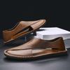 TUINANLE Sandalen für den Sommer, für Herren, gemütlich, hohl, rutschfest, weich, kühl, beleuchtet, atmungsaktiv, All-Match, klassisch, tragbar, modisch, lässig, Ledersandalen