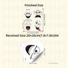 4 Pcs/Set Cartoon Face Bin Stickers Self-Adhesive Home Decor for Trash Can Wall Toilet Decor Refrigerator Fun Themed Decor