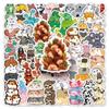 50 Stackable Cute Cartoon Animal Stickers - Waterproof for Decor, Journals, Thermos Cups