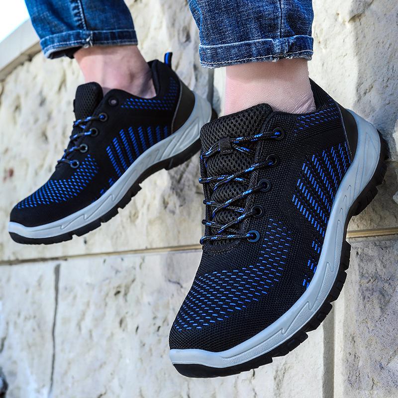 Antistatische Schuhe Bruchsicher und Stichfest Arbeitsschuhe Leichtgewichtige Solide Sohle Rutschfest und Abriebfest Sicherheitsschuhe